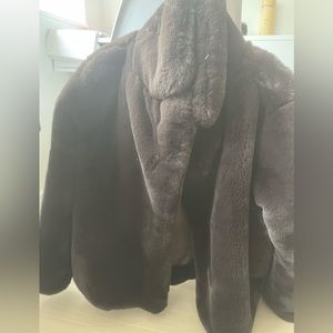Apparis brand new brown teddy jacket - faux fur